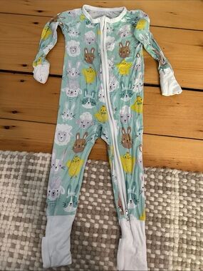 Little Sleepies Animal Print Footed One-Piece